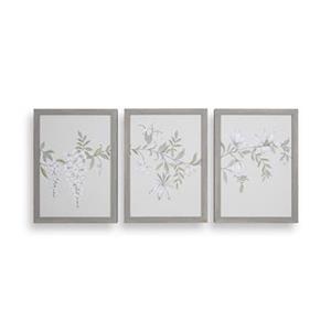 LAURA ASHLEY Mehrteilige Bilder "Parterre", (Set, 3 St.), Leinwandbilder Set (3er) 90x40cm