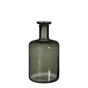 Mica Decorations Regal Glazen Fles - H30 x Ø16 cm - Groen