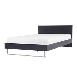 Beliani BELLOU Bed grijs 160x200