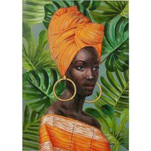Kare Design Schilderij African Lady 70x100cm