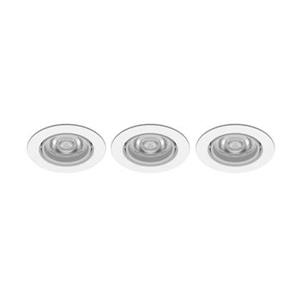 Philips IMPALA Inbouwspot LED 3x6W/400lm Rond Wit