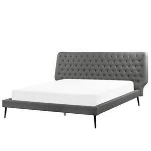 Beliani ESSONNE Bed grijs 160x200