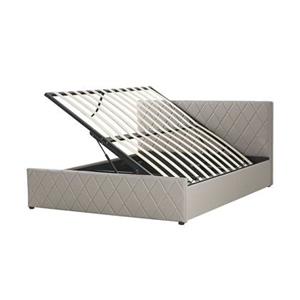 Beliani ROCHEFORT Bed grijs 160x200