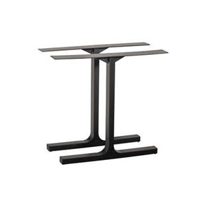 Woood Tablo T-poot - Metaal - Zwart - Set van 2