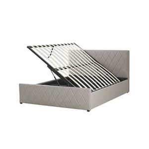 Beliani ROCHEFORT Bed grijs 140x200