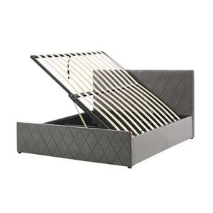 Beliani ROCHEFORT Bed grijs 140x200