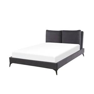 Beliani MELLE Bed grijs 140x200