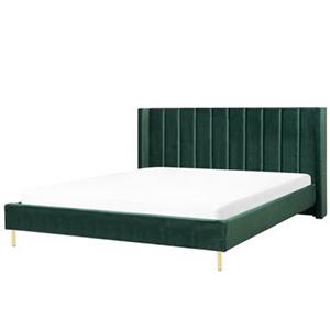 Beliani VILLETTE Bed groen 180x200