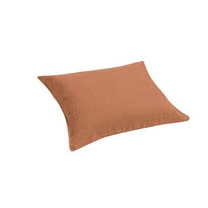 Yumeko kussensloop gewassen linnen terracotta 50x60