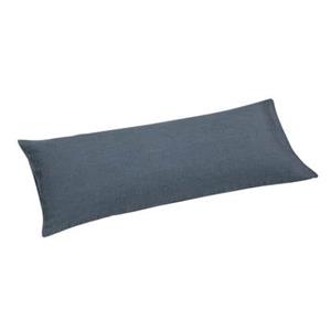 Yumeko kussensloop gewassen linnen earth blue 40x80