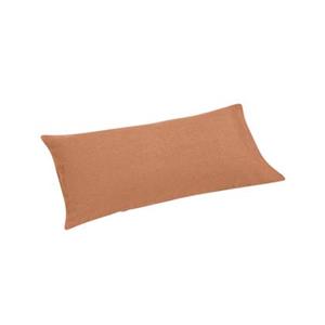 Yumeko kussensloop gewassen linnen terracotta 40x80