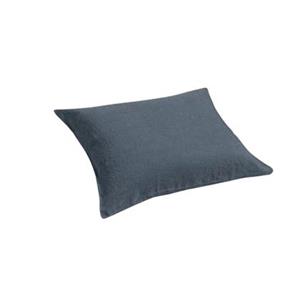 Yumeko kussensloop gewassen linnen earth blue 50x60