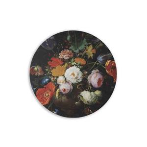Art For the Home Canvas Rond - Rijksmuseum Bloemen - 70 diameter in