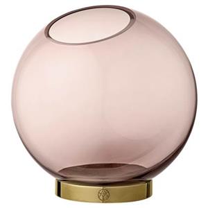 AYTM Globe vaas 17 rose|goud