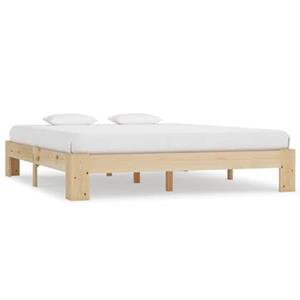 VidaXL Bedframe massief grenenhout 180x200 cm