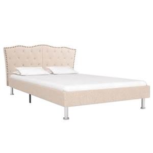 VidaXL Bedframe stof beige 140x200 cm