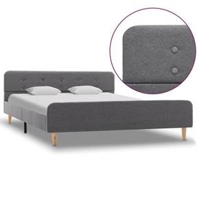 VidaXL Bedframe stof lichtgrijs 160x200 cm