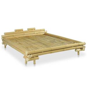 VidaXL Bedframe bamboe 160x200 cm