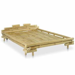 VidaXL Bedframe bamboe 140x200 cm