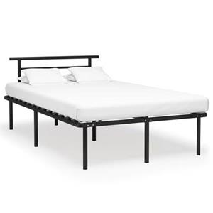 VidaXL Bedframe metaal zwart 120x200 cm