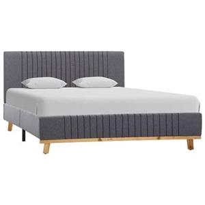 VidaXL Bedframe stof lichtgrijs 120x200 cm