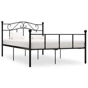 VidaXL Bedframe metaal zwart 120x200 cm