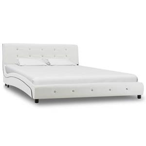 VidaXL Bedframe kunstleer wit 140x200 cm