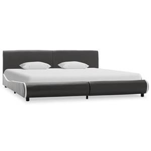 VidaXL Bedframe kunstleer antracietgrijs 180x200 cm