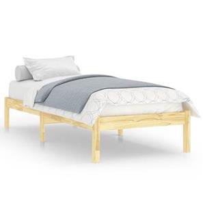 VidaXL Bedframe massief grenenhout 100x200 cm