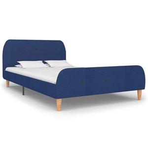 VidaXL Bedframe stof blauw 120x200 cm