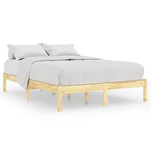 vidaXL Bedframe massief grenenhout 160x200 cm