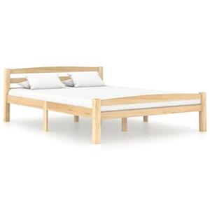 VidaXL Bedframe massief grenenhout 120x200 cm