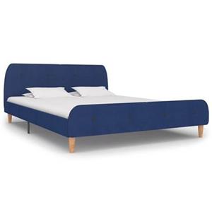 VidaXL Bedframe stof blauw 180x200 cm