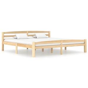 VidaXL Bedframe massief grenenhout 180x200 cm