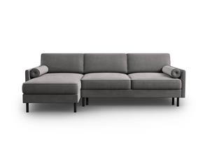 Micadoni Limited Edition | 5-zits hoekslaapbank Scott velvet links met opbergruimte