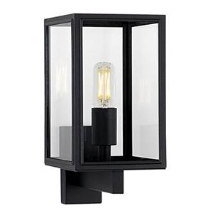 KS Verlichting Buitenlamp zwart Soho wandlamp met schemersensor