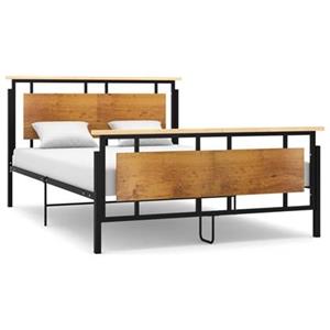 VidaXL Bedframe metaal 140x200 cm