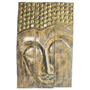Fine Asianliving Thaise Buddha Paneel Handgemaakt Van Stevige Boomstam