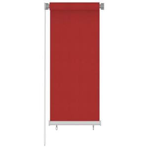 vidaXL Außenrollo 60x140 cm Rot HDPE 