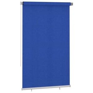 VidaXL Rolgordijn voor buiten 140x230 cm HDPE blauw