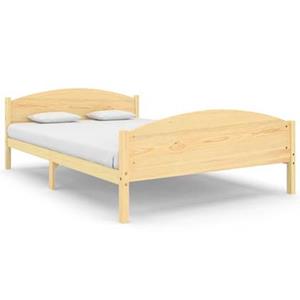 VidaXL Bedframe massief grenenhout 140x200 cm