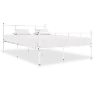 VidaXL Bedframe metaal wit 120x200 cm