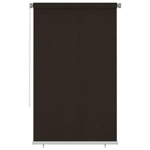 VidaXL Rolgordijn voor buiten 140x230 cm HDPE bruin