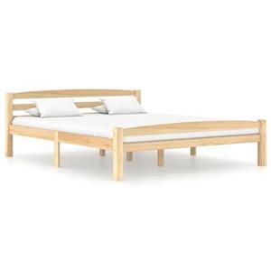 VidaXL Bedframe massief grenenhout 160x200 cm