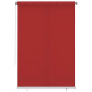 VidaXL Rolgordijn voor buiten 160x230 cm HDPE rood