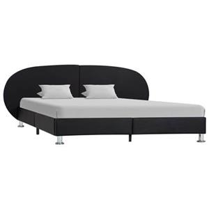 vidaXL Bedframe kunstleer zwart 140x200 cm