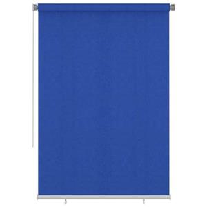 VidaXL Rolgordijn voor buiten 160x230 cm HDPE blauw