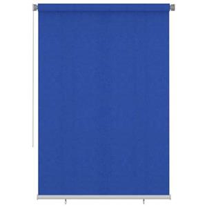 VidaXL Rolgordijn voor buiten 160x230 cm HDPE blauw