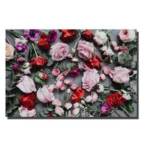 Fine Asianliving Schilderij Wall Art Canvas Print 120x80cm Rozentuin