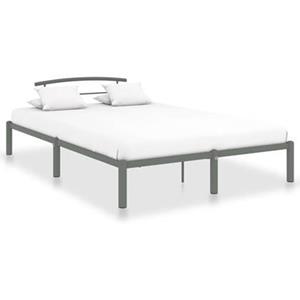 VidaXL Bedframe metaal grijs 160x200 cm